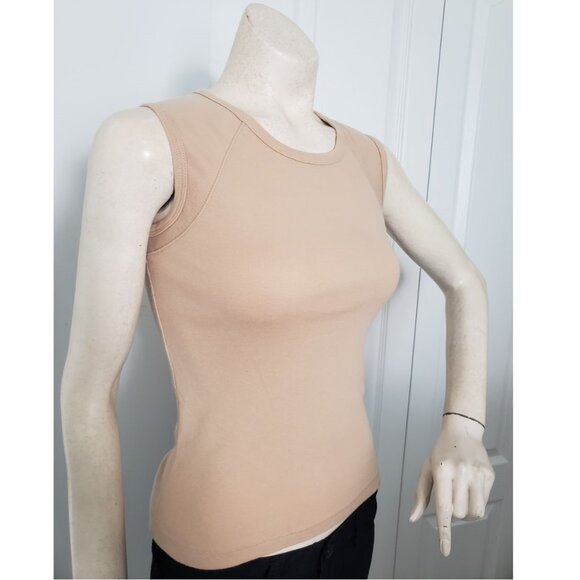 Jacob Annexe tan beige tank top sleeveless XS Cotton - Picture 6 of 10